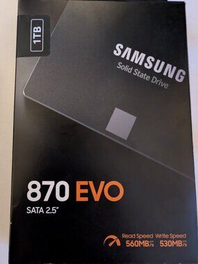 Samsung EVO 1TB 2.5" SSD - Brand New In Box